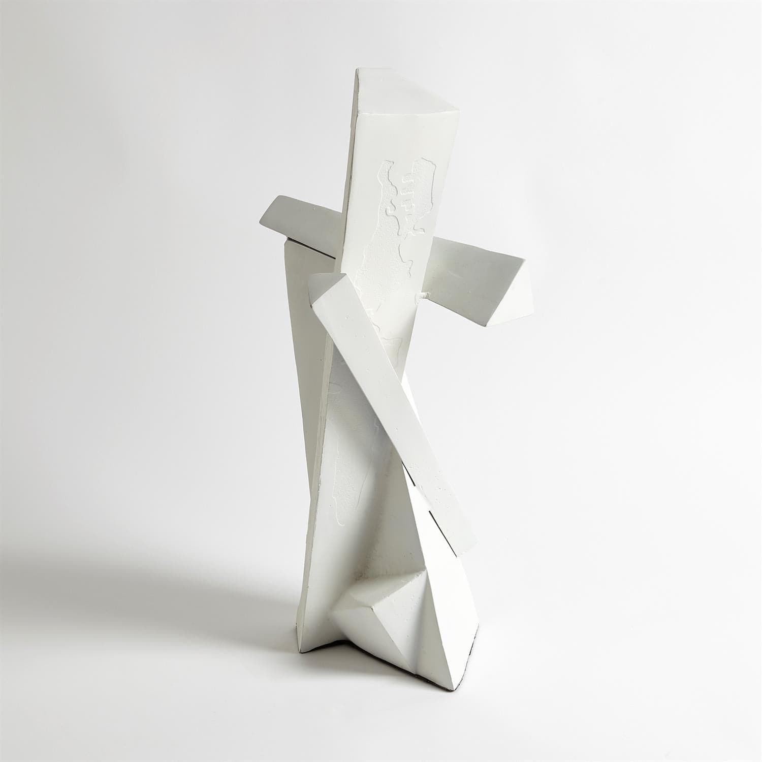 Large Angular Outcrop Sculpture - Modern Abstract Art for Home, Office & Garden Decor