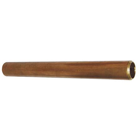 1/4 x 18 Inch Red Brass Pipe - Pack of 5 - Durable Plumbing Fittings for Water Supply, Gas Lines & HVAC Systems