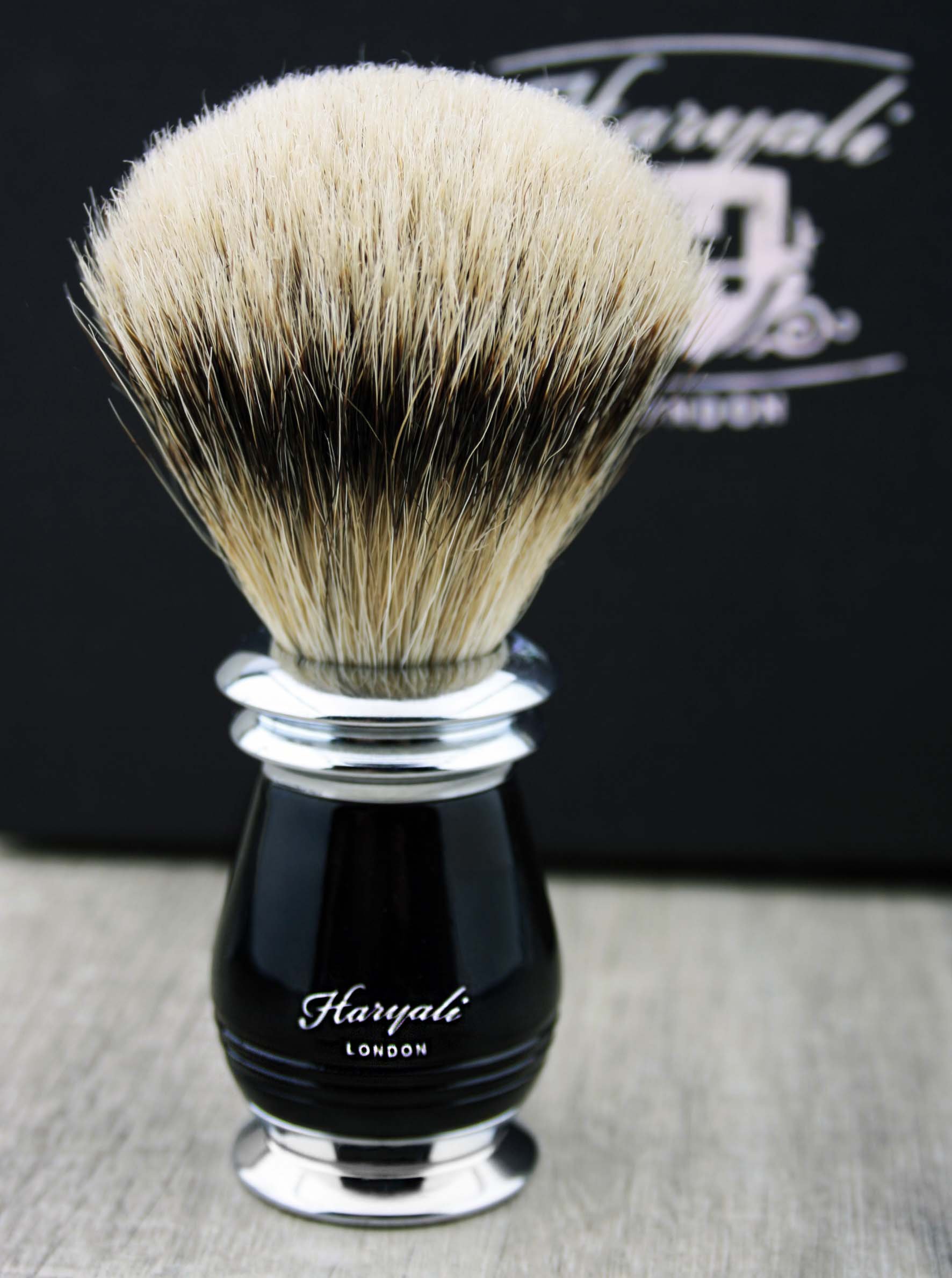 Premium 3-Piece Men's Shaving Kit with Silver Tip Badger Brush & Safety Razor - Luxury Wet Shaving Set for Sensitive Skin - Perfect Gift for Father's Day, Birthday & Grooming Enthusiasts (Blades Not Included) - Ideal for Home Spa, Travel & Barber Shop Use