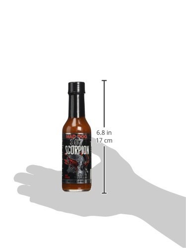 Mad Dog 357 Scorpion Pepper Hot Sauce 5oz - Extreme Heat Ghost Pepper Sauce for Wings, Tacos & BBQ - Spicy Condiment for Cooking & Grilling