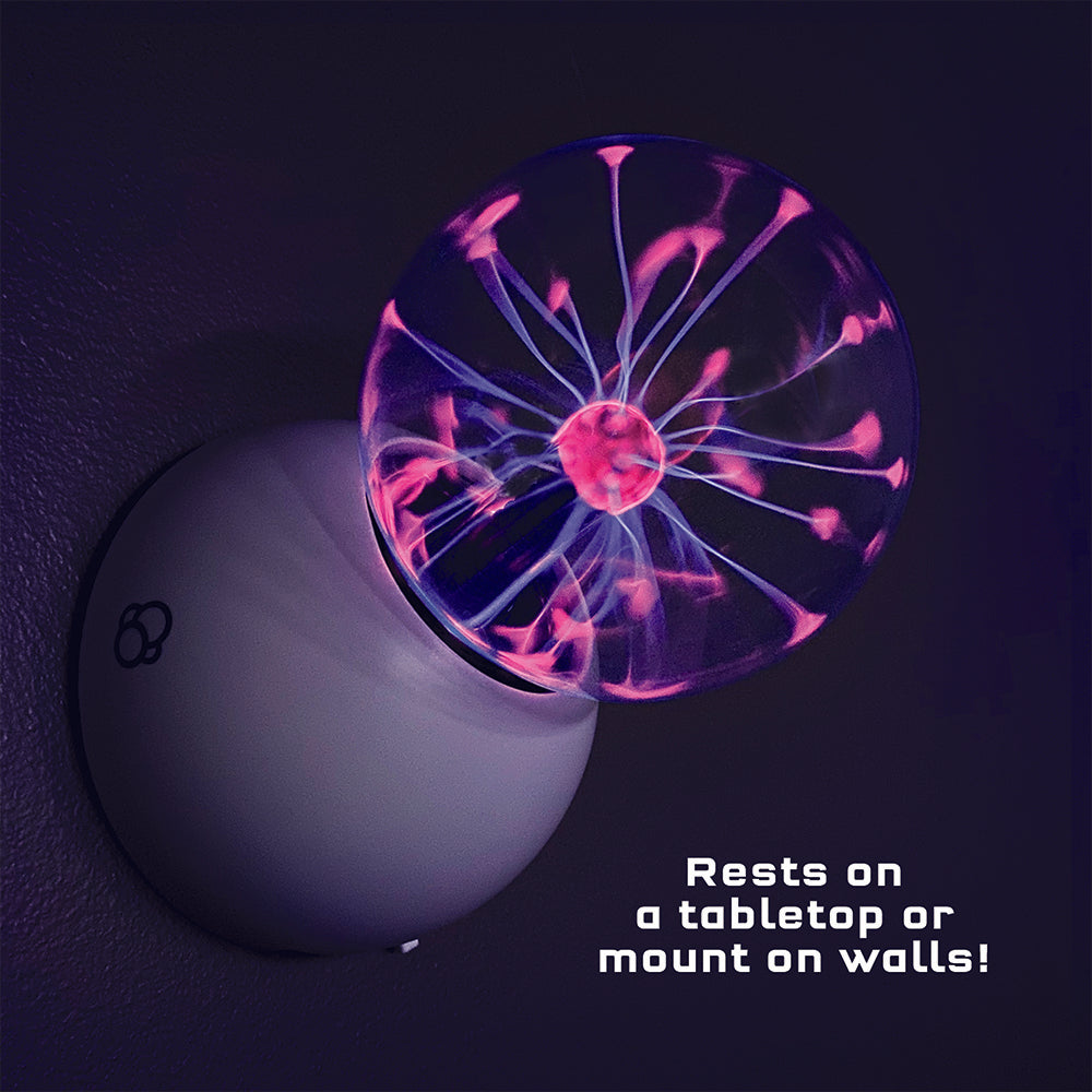 Thames & Kosmos Plasma Ball - Science Toy with Electrifying Light Effects | STEM Educational Gift for Kids & Adults | Perfect for Home Decor, Science Experiments & Party Lighting