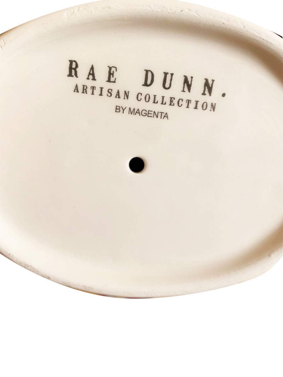 Rae Dunn by Magenta LL Handmade Ceramic Bracelet Holder - Elegant Jewelry Organizer for Bracelets, Rings & Necklaces | Perfect for Bedroom Vanity, Bathroom Counter & Gift Giving