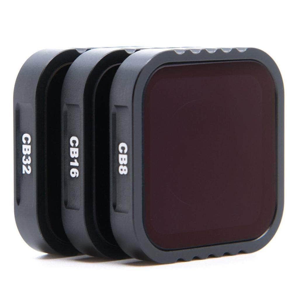 GoPro Hero 9/10/11/12/13 Camera Butter Twist-On ND Filter Multipack (ND8/ND16/ND32) - Professional Neutral Density Filters for Outdoor Vlogging, Action Sports & Cinematic Footage
