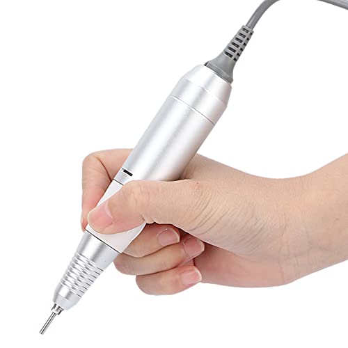 ANGGREK Electric Nail Drill Handpiece Replacement - White Cordless Nail Drill Pen Handle for Professional Manicure & Pedicure | Perfect for Salon, Home Use & Nail Art Enthusiasts