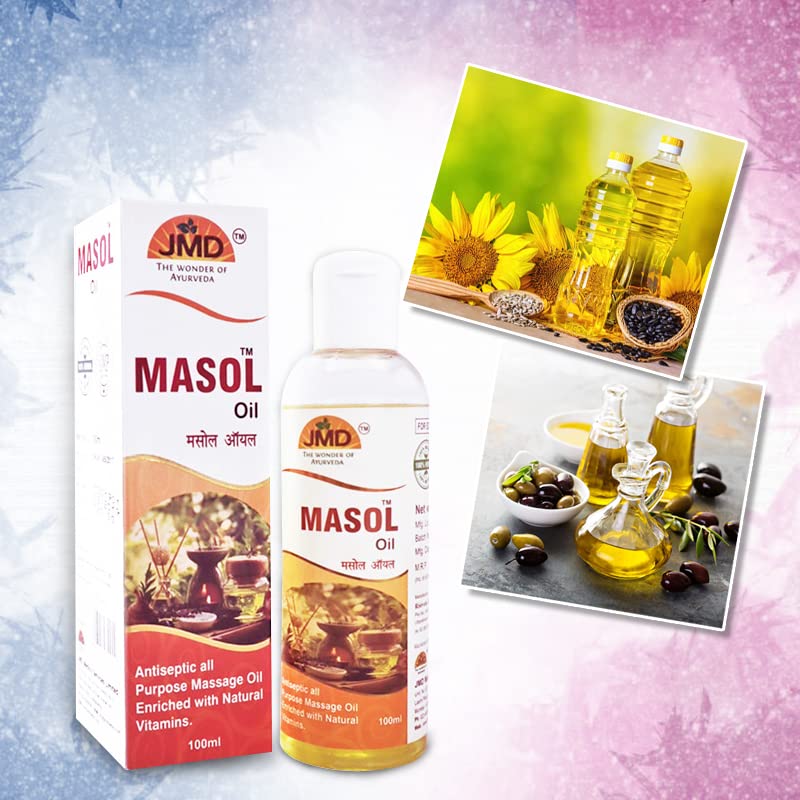 Jmd Medico Otine Hair Oil & Masol Oil Combo - Natural Hair Growth Treatment for Hair Fall Control - Hair Vitalizer for Women & Men - Perfect for Daily Scalp Massage & Nourishment