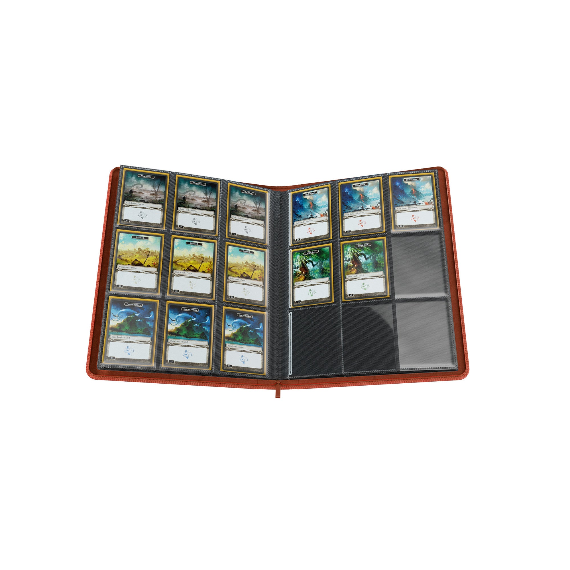 18 Pocket Zip Up Photo Album - Red | Perfect for Scrapbooking, Wedding Photos & Family Memories