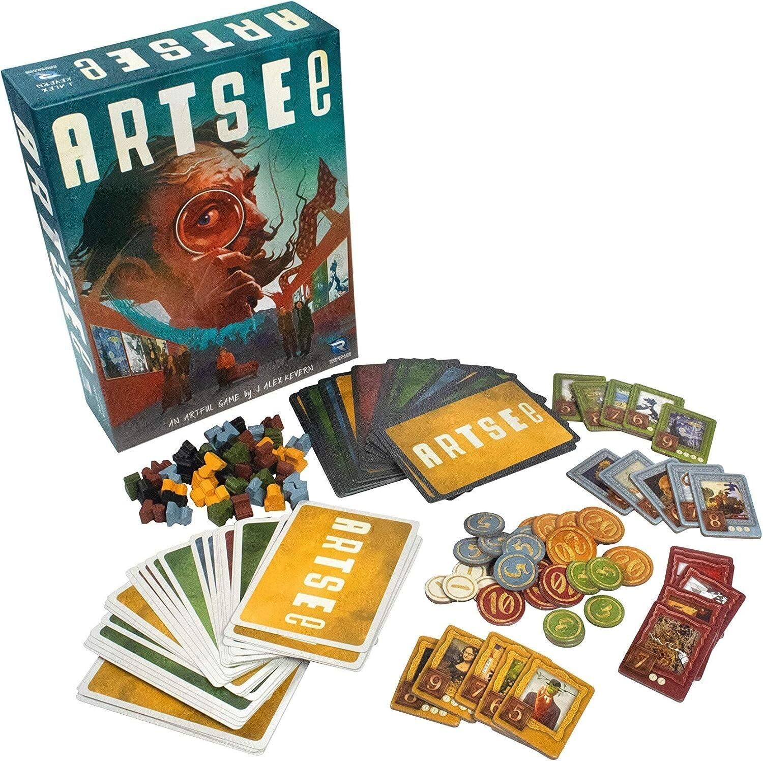 Renegade Game Studios Artsee - Juego de Mesa de Estrategia Familiar, Ideal para Noches de Juego en Casa y Reuniones Sociales