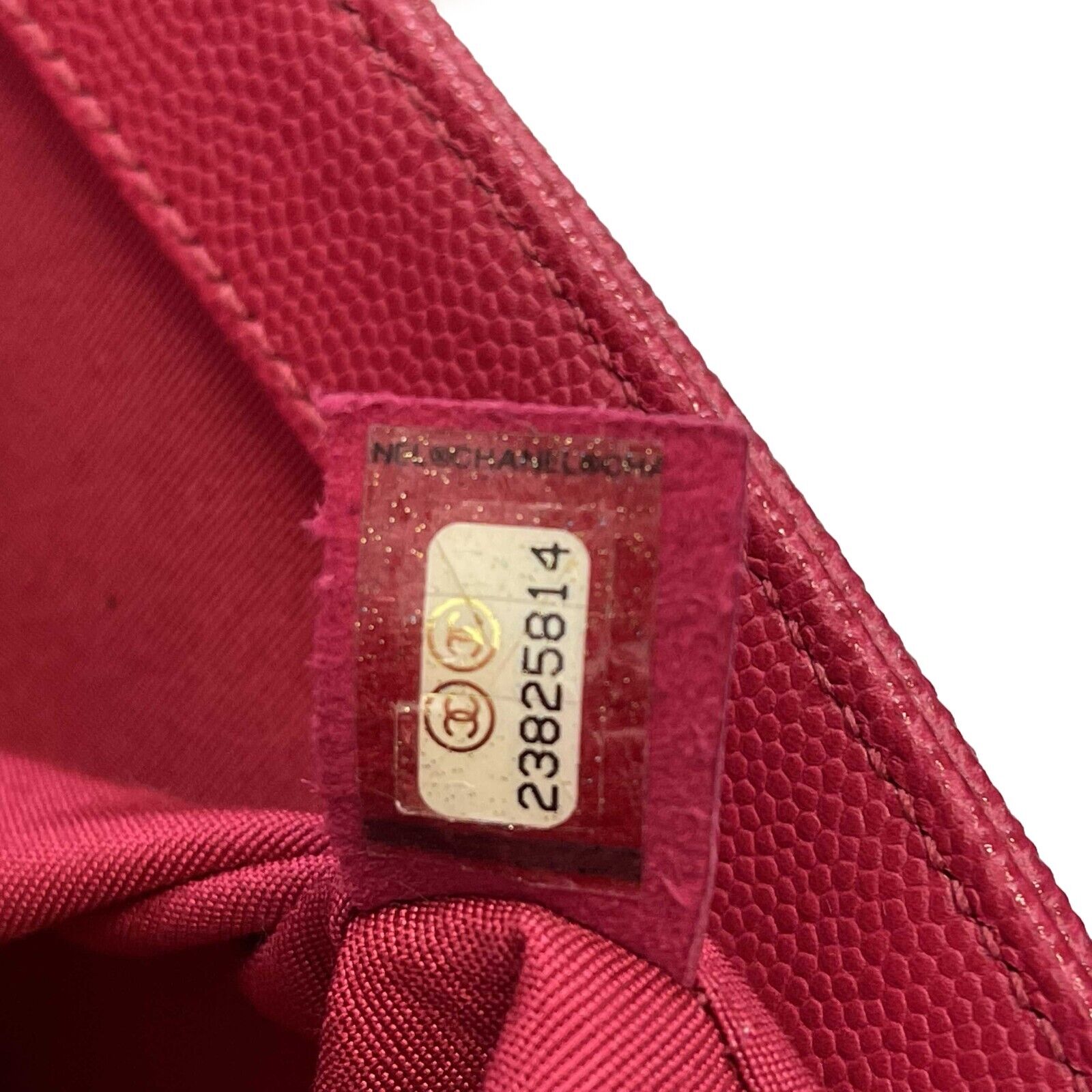 CHANEL Le Boy Old Medium Bag in Caviar Leather - Raspberry & Gold Hardware Crossbody Purse for Women | Luxury Designer Handbag for Parties, Dating & Special Occasions