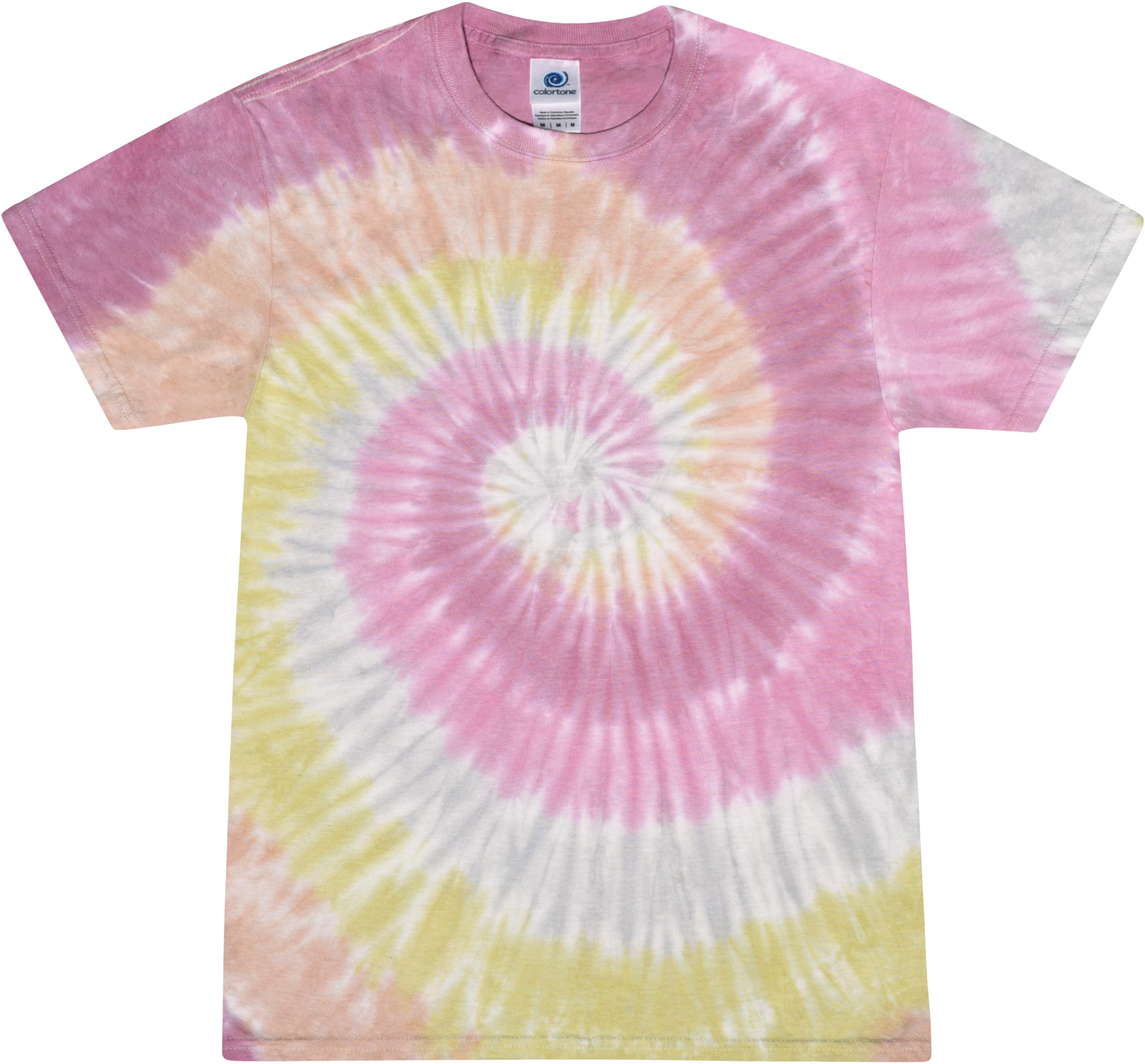 Colortone - Vibrant Multi-Color Tie-Dyed Cotton T-Shirt for Men & Women | Soft Breathable Fabric | Perfect for Festivals, Beach Outings & Casual Wear