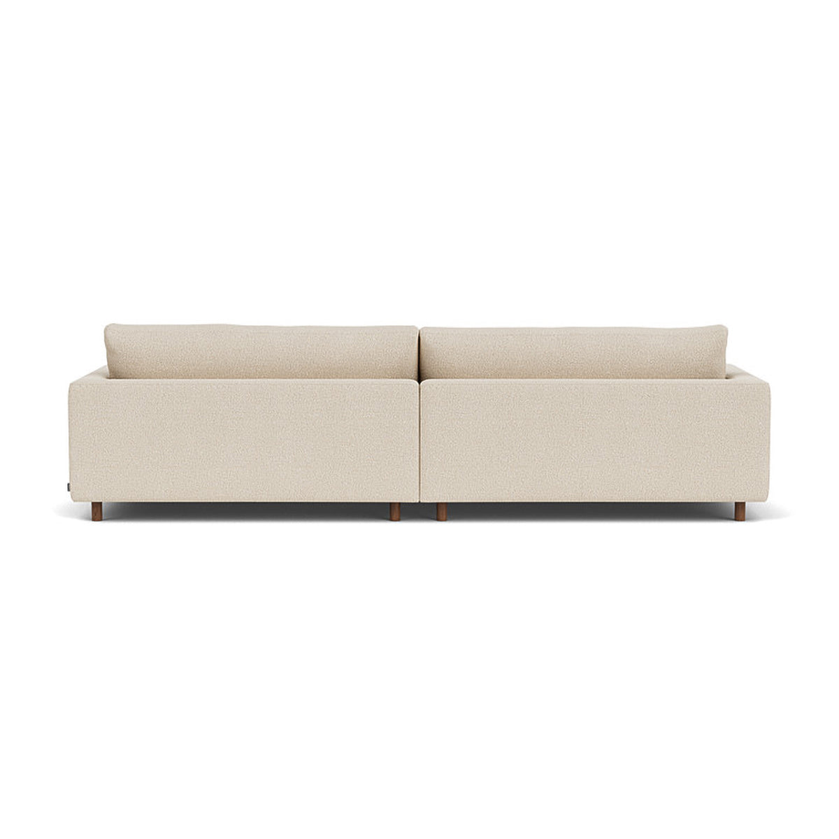 Modern Dylan Boucle 4-Seater Sofa - Soft Chenille Fabric Sectional Couch for Living Room, Lounge & Family Room - Comfortable Mid-Century Style Sofa for Home Decor