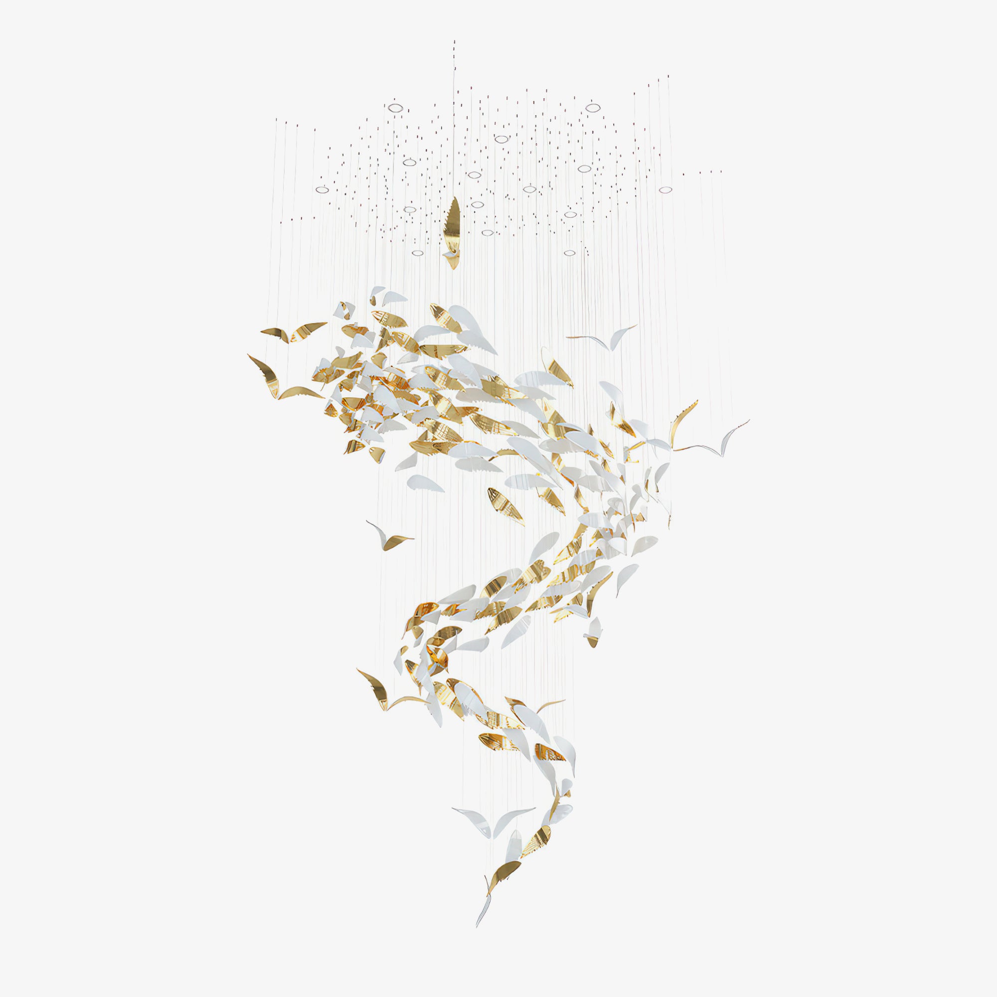 Bennett Chandelier - Modern Crystal Ceiling Light Fixture for Dining Room & Living Room | Elegant Home Decor Lighting for Wedding & Bedroom