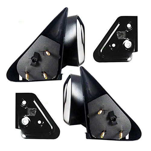Brock Replacement Manual Towing Mirrors for 94-02 Chevy/GMC Pickup Trucks - Durable Side View Mirrors for Safer Towing & Enhanced Visibility | Perfect for Trailers, Boats & Heavy Loads