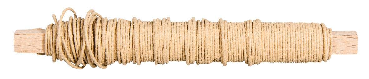 Rayher Natural Paper Covered Wire - 0.55mm Diameter for DIY Crafts, Jewelry Making & Floral Arrangements