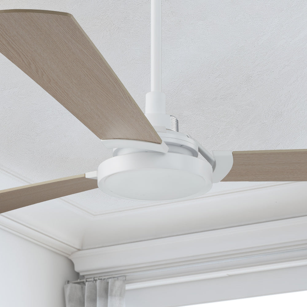 Viter Outdoor Smart Ceiling Fan with Dimmable LED Light and Remote Control, 56 Inch - Perfect for Patio, Deck, and Covered Porch Areas
