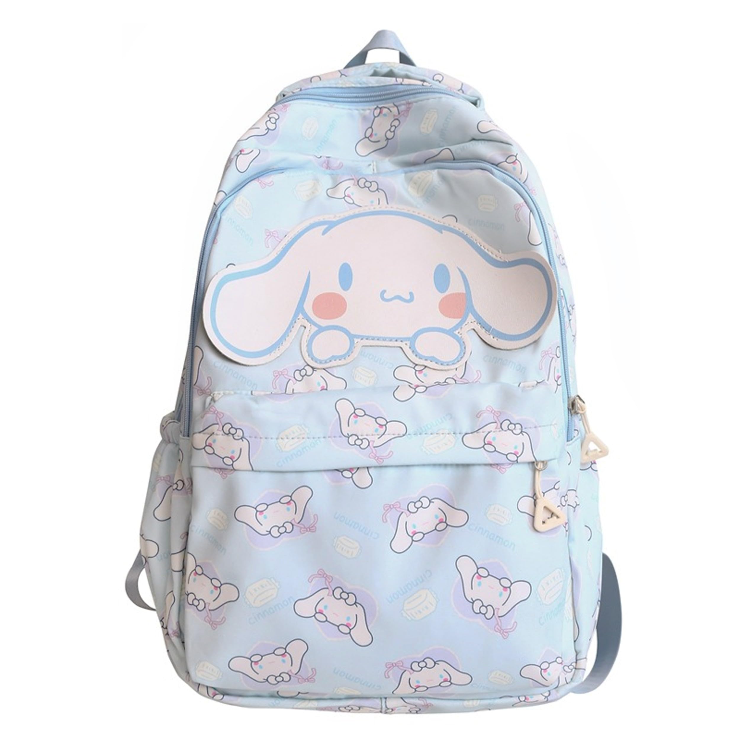 Roffatide Anime All Over Print Casual Backpack - Waterproof Laptop Backpack for Travel, Hiking & School - Blue Rucksack for College Students & Anime Fans