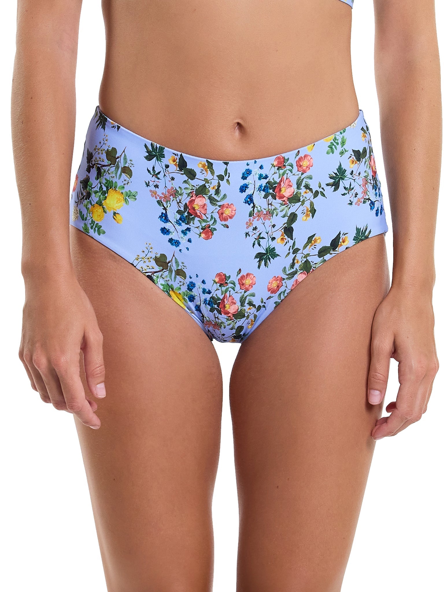 French Brief Swimsuit Bottom - High Waist Bikini Bottoms for Women, Comfortable Swimwear for Beach, Pool & Vacation