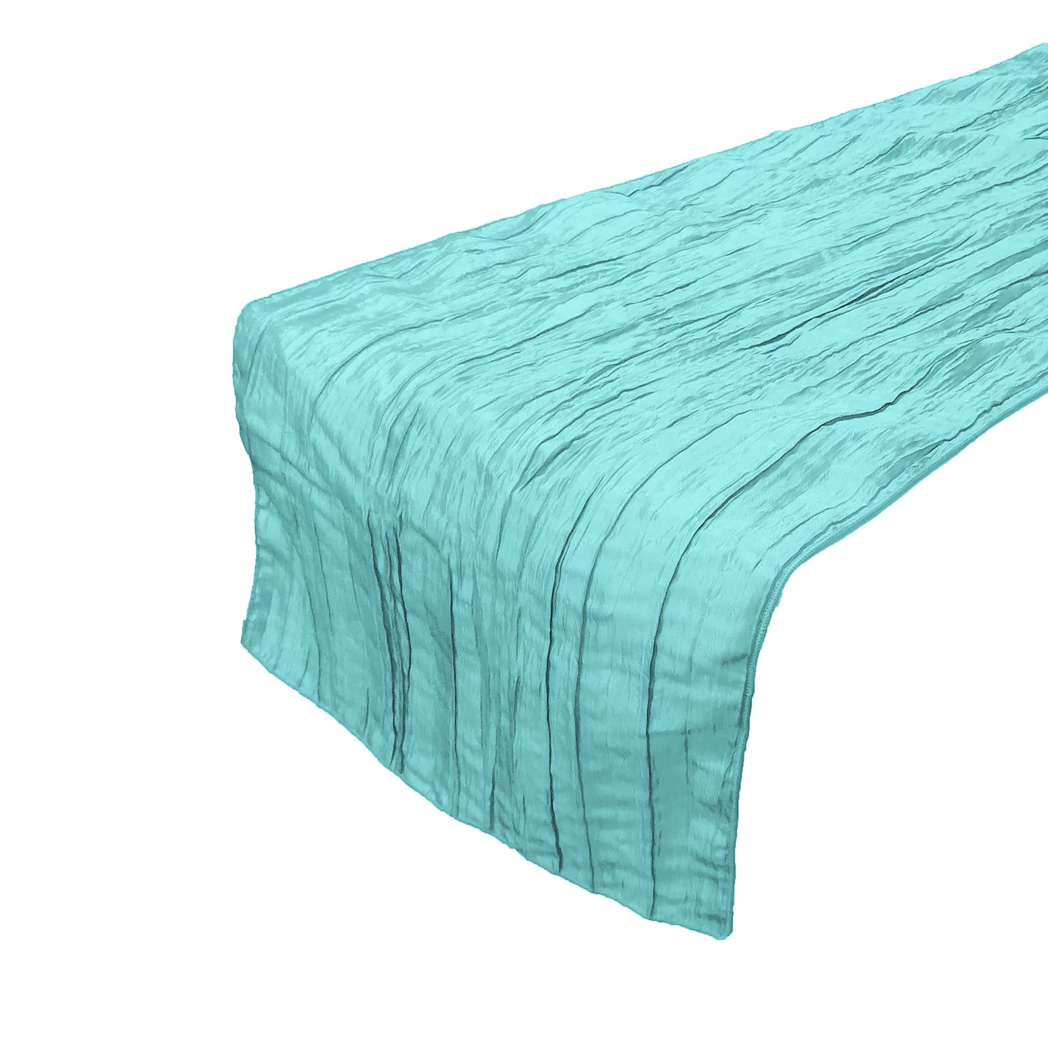 Crinkle Crushed Taffeta Table Runner - 12