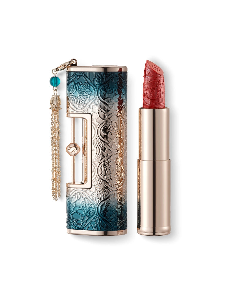 Exclusive Blooming Rouge Love Lock Lipstick (M520) with Refill (M1311) - Long-Lasting Matte Lip Color for Date Night & Special Occasions