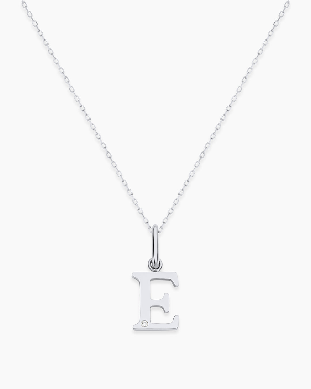 Vintage Diamond Alphabet Charm Necklace - Personalized Initial Pendant Jewelry for Women, Gift for Her, Birthday, Anniversary, Valentine's Day