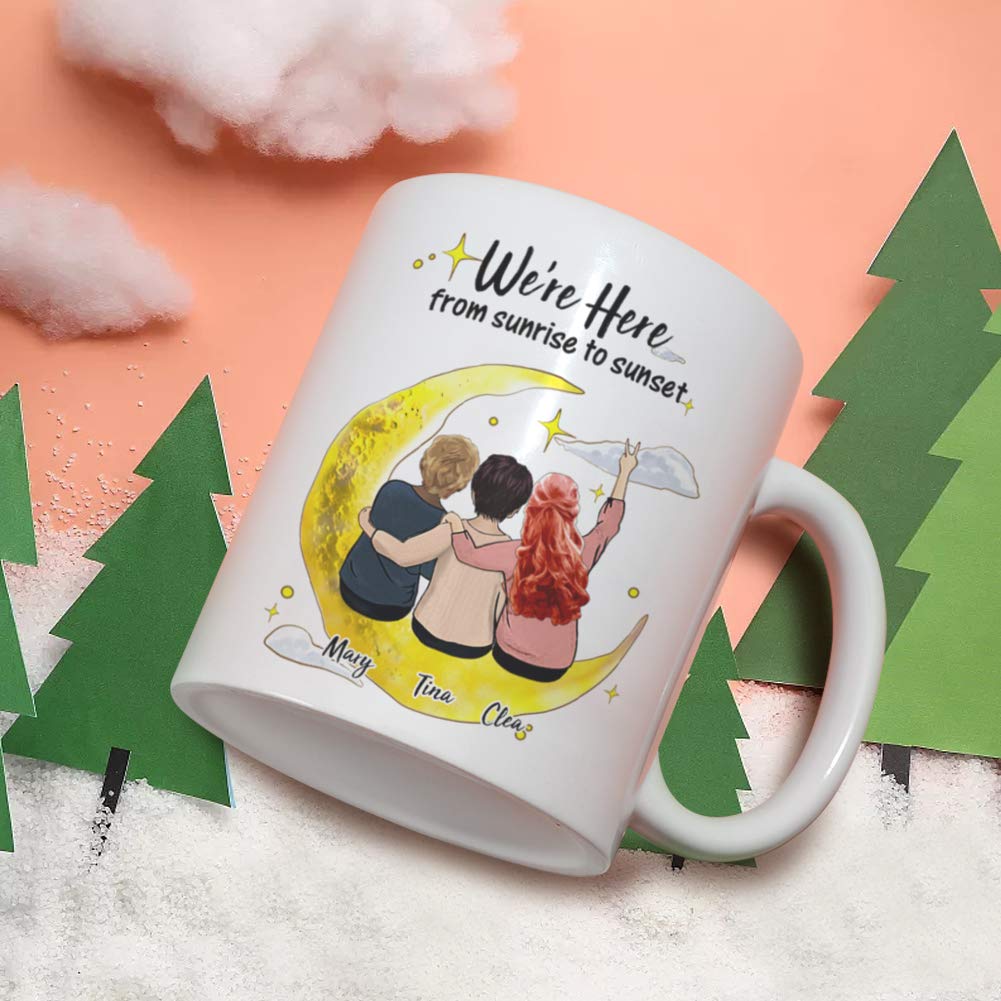Personalized Photo Coffee Mug - Custom Picture 11 Oz Ceramic Mug for Couples, Families & Friends - Perfect Gift for Anniversary, Birthday & Holidays - Great for Home, Office & Gifting