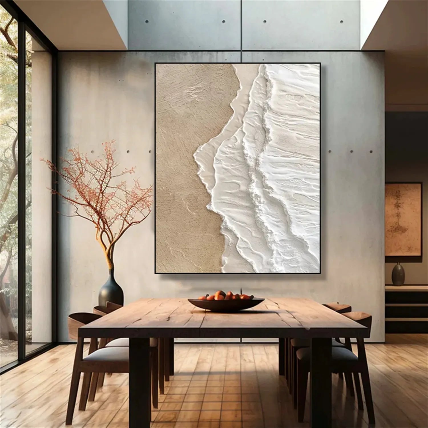 Ocean and Sky Painting #OS 208 - Handmade Canvas Wall Art for Home & Office Decor - Perfect for Living Room, Bedroom, or Office