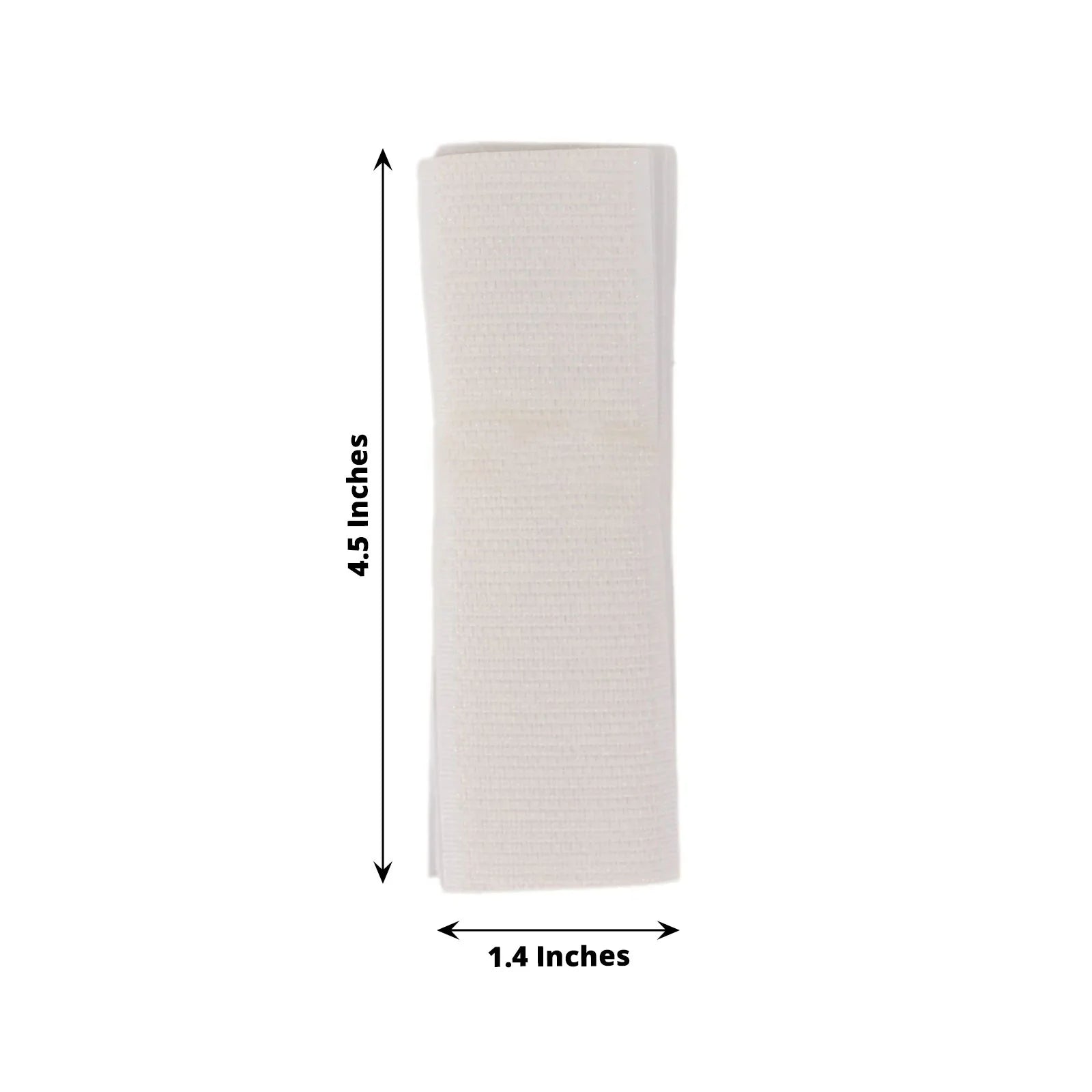 10 Pack White Double Sided DIY Table Skirt Closure Strips - Strong Adhesive Tapes for Party Decorations, Wedding Table Skirts, and Event Displays
