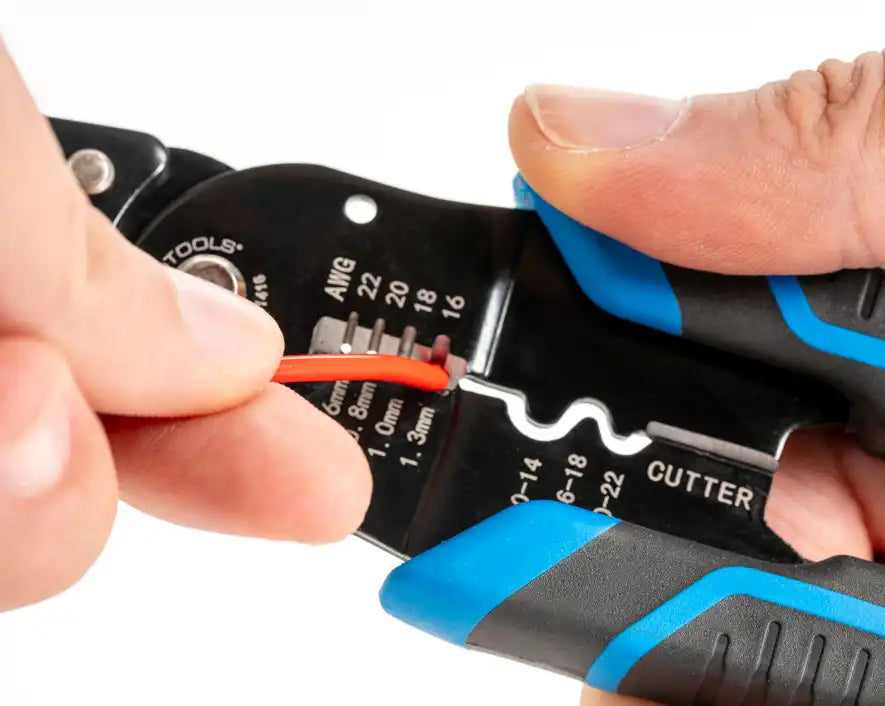 Professional Electric Lug and Terminal Crimper Tool for Electrical Wiring - Perfect for DIY, Auto Repair, and Industrial Applications