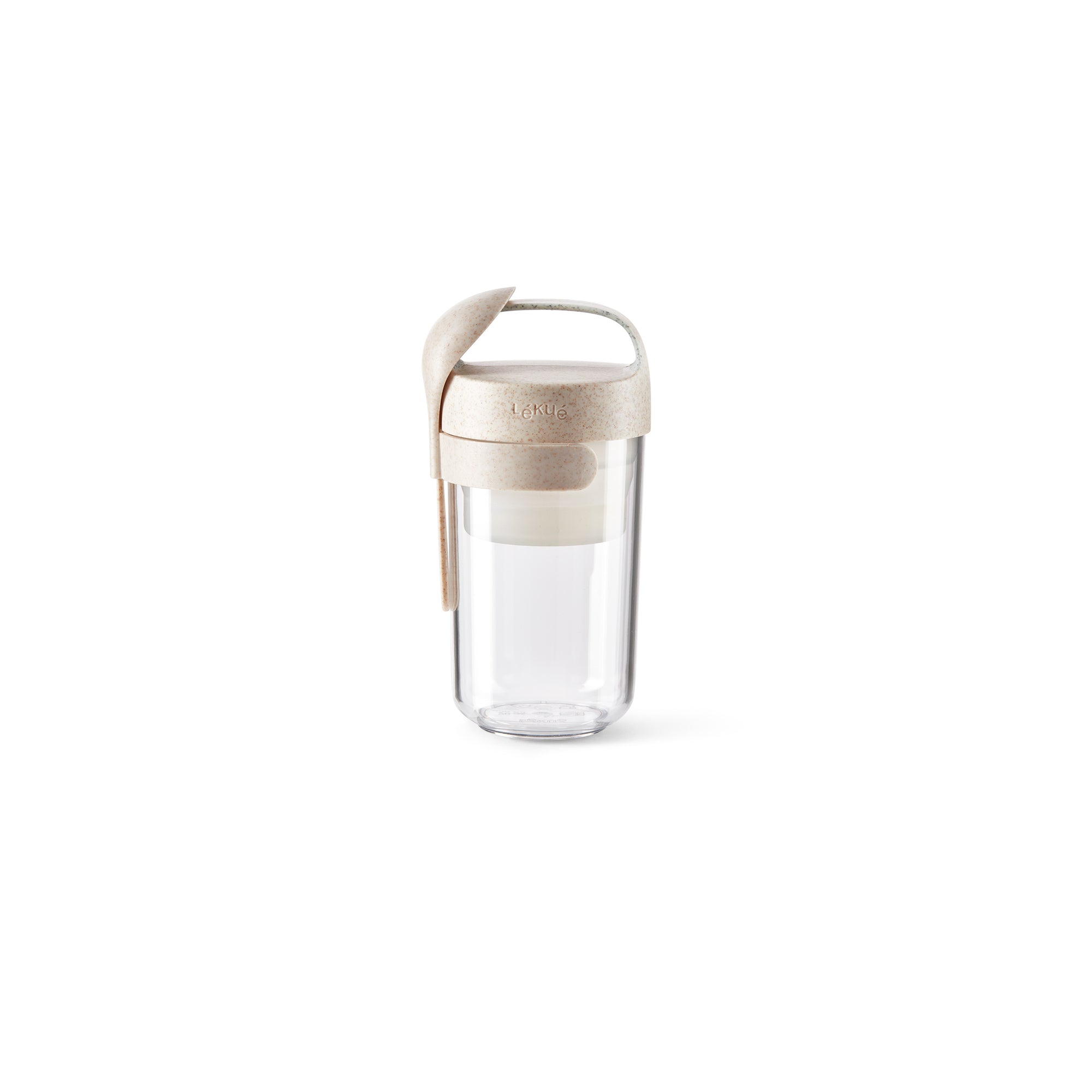 600ml Organic Jar To Go with Spoon - Perfect for Meal Prep, Snacks & On-the-Go Eating