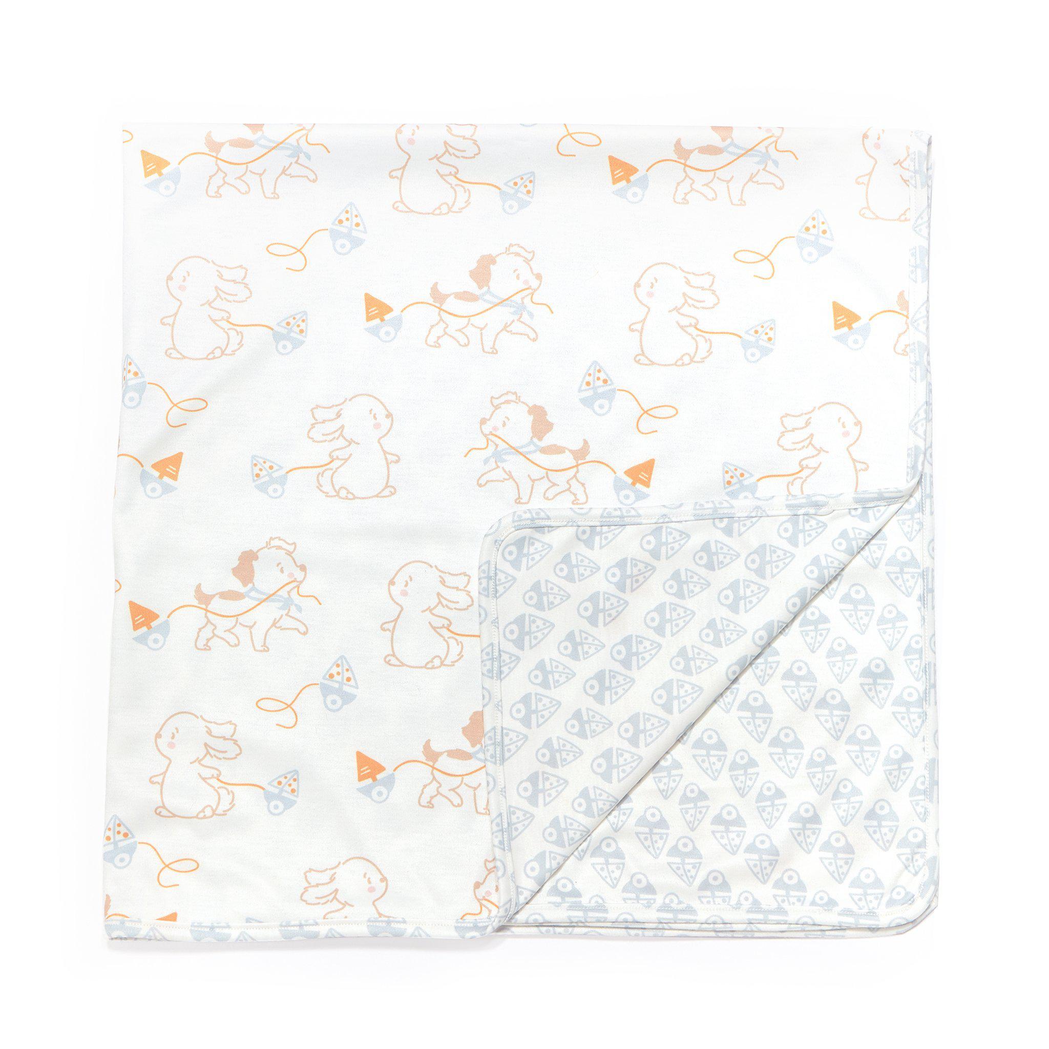 Retired Skipit & Bud Receiving Blanket - Soft Baby Swaddle Blanket for Newborns & Infants - Perfect for Nursery, Gift, and Travel