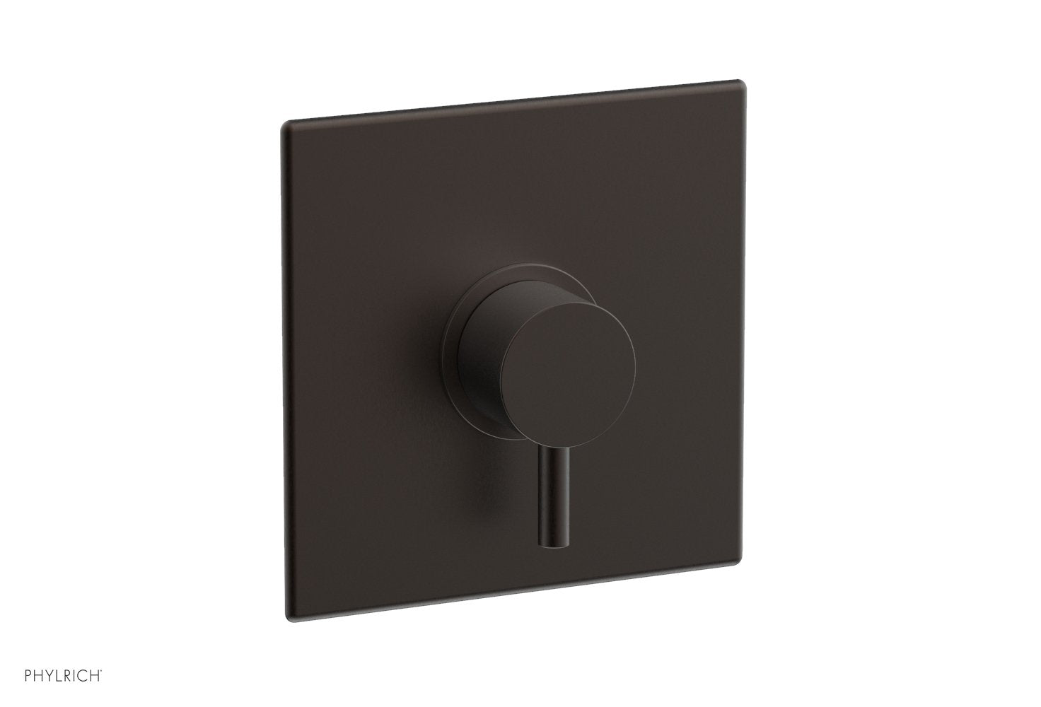 BASIC II Pressure Balance Square Shower Plate & Lever Handle Trim Kit - 4