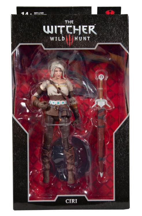 Ciri The Witcher III Wild Hunt Action Figure - Collectible Game Character Statue for Fans - Perfect for Display, Gaming Room Decor, and Gift for Witcher Lovers