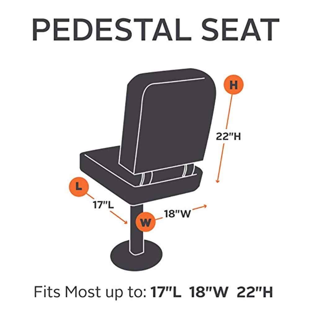 UV-Resistant Boat Seat Cover - 210D Oxford Cloth for Pontoon & Yacht Chairs | Outdoor Marine Protection
