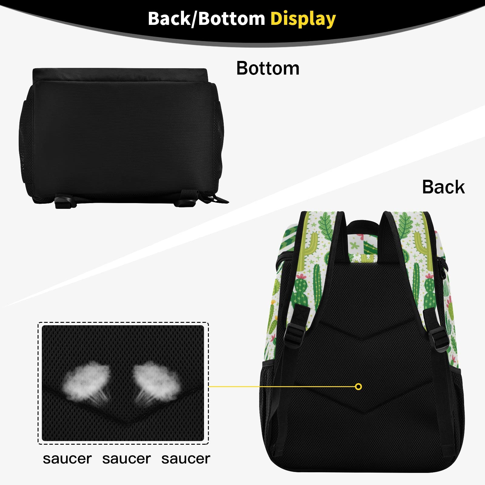 Insulated Cooler Backpack for Women & Men - Leakproof Picnic Lunch Bag for Beach, Work, Hiking, Camping, Park, Day Trips, and Outdoor Adventures