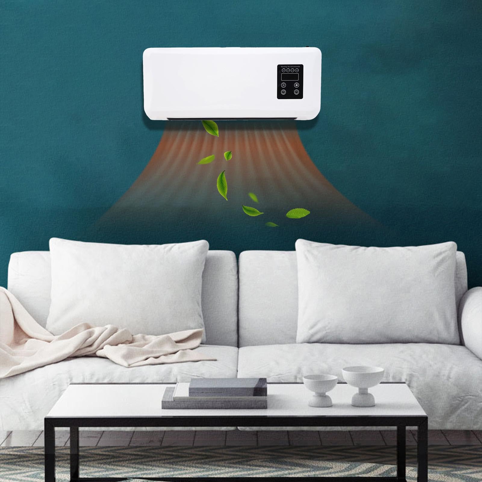 Portable Air Conditioner & Heater - 2-in-1 Mini Split AC Unit with Smart Control | Wall Mounted Cooling System for Bedroom, Office & Small Spaces | Energy Efficient & Quiet Operation