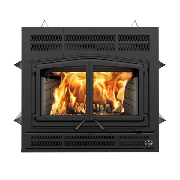 Osburn Horizon OB04010 High Efficiency Wood Burning Fireplace Insert Bundle - Perfect for Cozy Home Heating & Energy Savings
