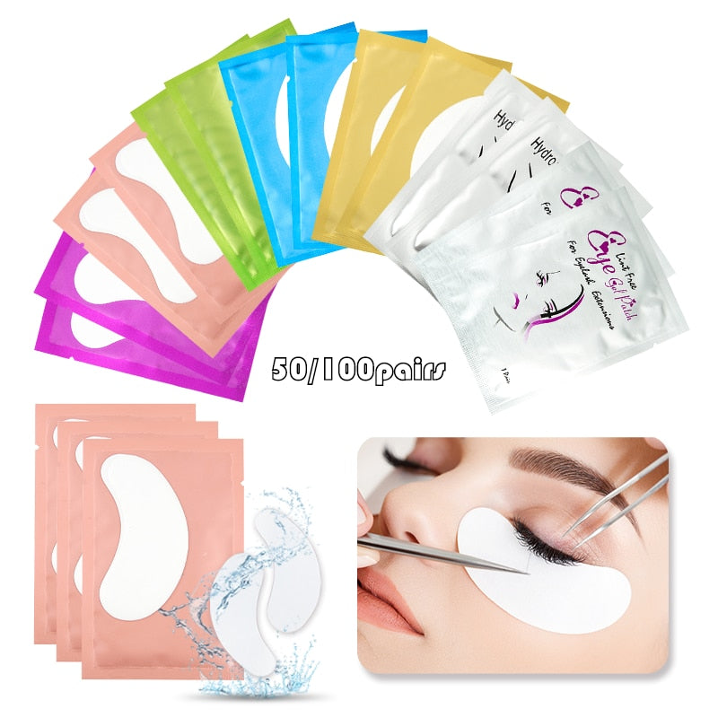 Professional Eyelash Extension Under Eye Pads for Sensitive Skin - Soft & Protective Eye Pads for Lash Extensions - Perfect for Salon & Home Use