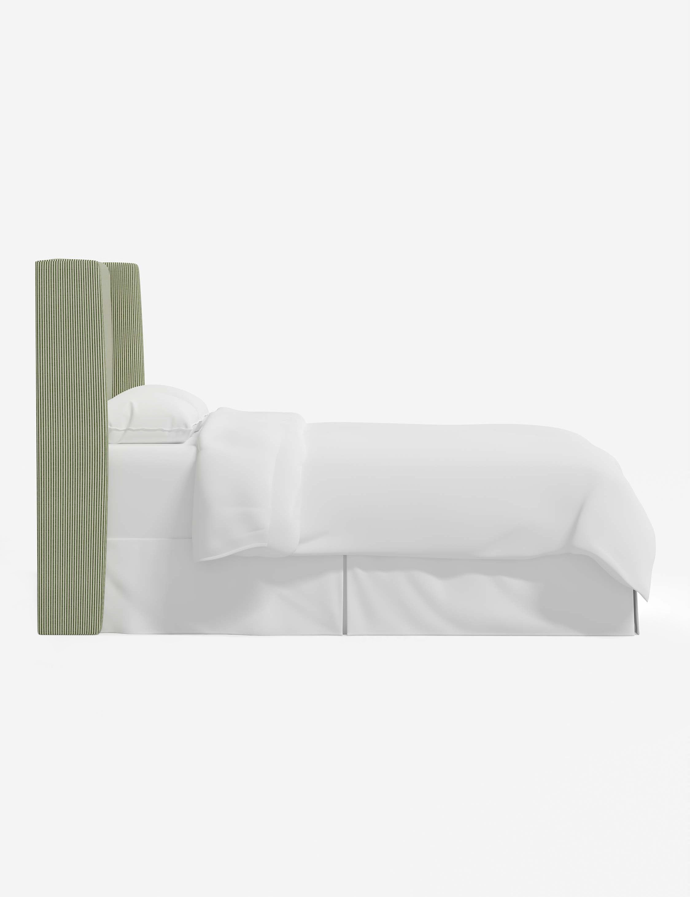 Adara Upholstered Headboard - Queen Size Bed Frame Headboard with Nailhead Trim - Perfect for Master Bedroom, Guest Room & Home Decor