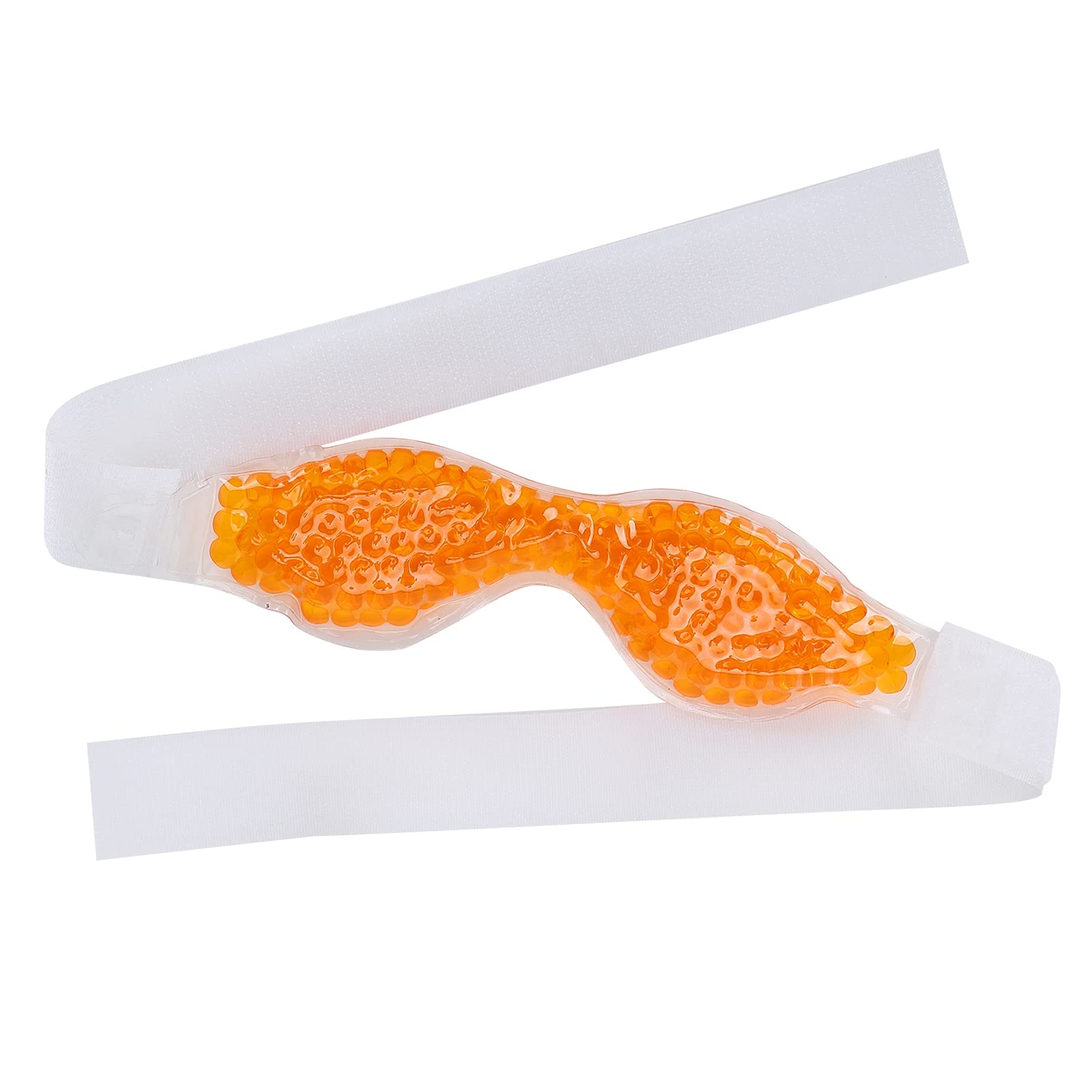Gel Bead Eye Mask for Puffy Eyes - Cooling Eye Pads for Dark Circles & Relaxation - Reusable Cold Compress Gel Packs for Beauty Salon & Home Spa (Perfect for Travel, Work & Self Care)