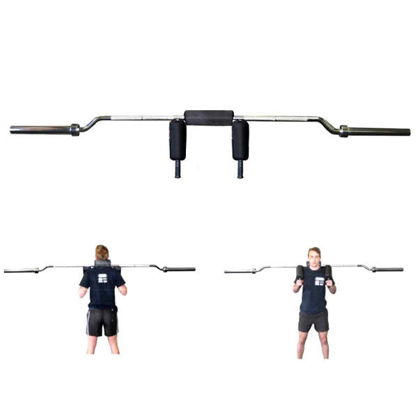 XM Olympic Safety Squat Bar 30mm - 1000lb Capacity for Powerlifting, CrossFit & Strength Training - Perfect for Home Gyms & Commercial Fitness Centers