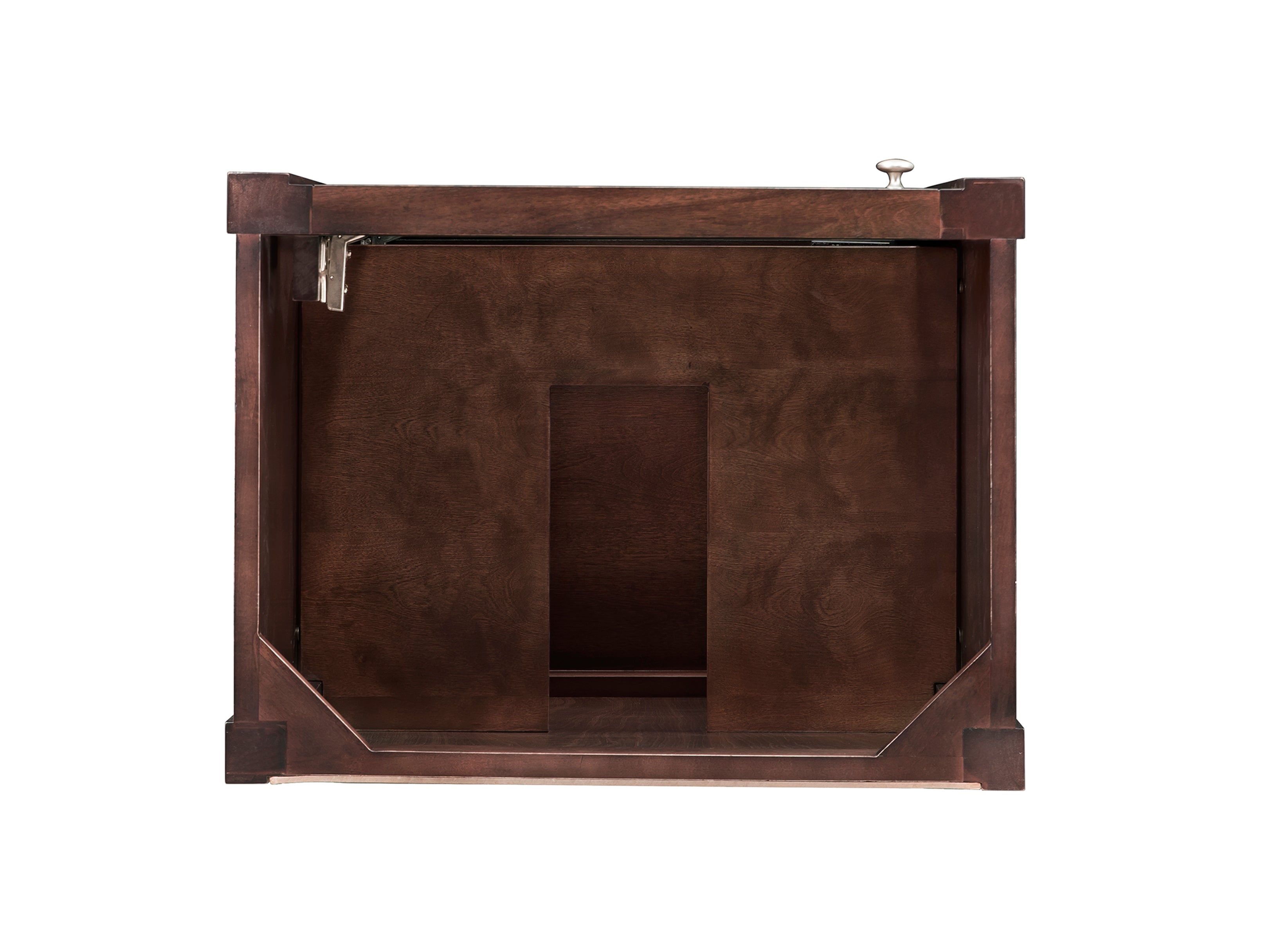 Britannia 24 Inch Single Vanity Cabinet - Mid Century Modern Bathroom Storage with Acacia Wood Finish | Perfect for Small Bathrooms & Powder Rooms