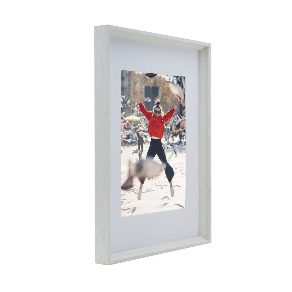 16x20 White Gallery Frame with 11x14 Mat - Perfect for Wall Art, Photos, and Home Decor Display