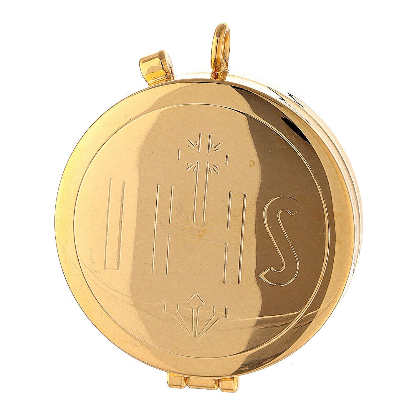 PYX Communion Holder with Included PYX - Portable Eucharistic Container for Church Services, Home Worship & Religious Ceremonies