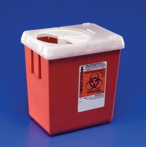 Covidien Medical Supplies - Phlebotomy Sharps Containers 1525Sa | Safe Needle Disposal for Hospitals, Clinics & Labs | OSHA-Compliant Biohazard Waste Solution