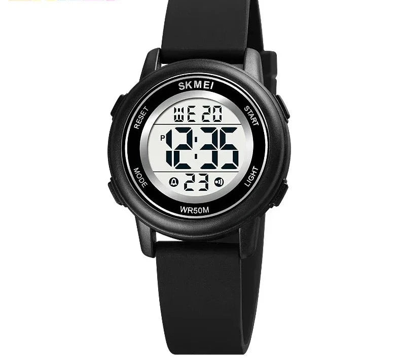 Waterproof Digital Sports Watch for Men & Women - LED Display, Stopwatch, Alarm - Perfect for Running, Swimming, Gym & Outdoor Activities