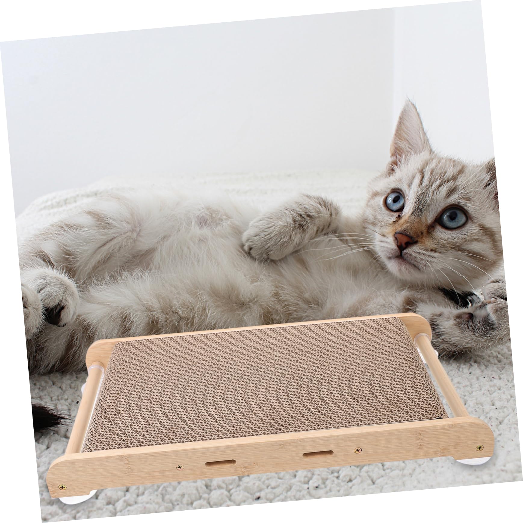 Balacoo Natural Sisal Cat Scratcher Mat - Durable Scratching Pad for Cats to Grind Claws & Protect Furniture, Non-Slip Cat Scratch Rug for Indoor Use - Perfect for Living Room, Bedroom, and Home Decor