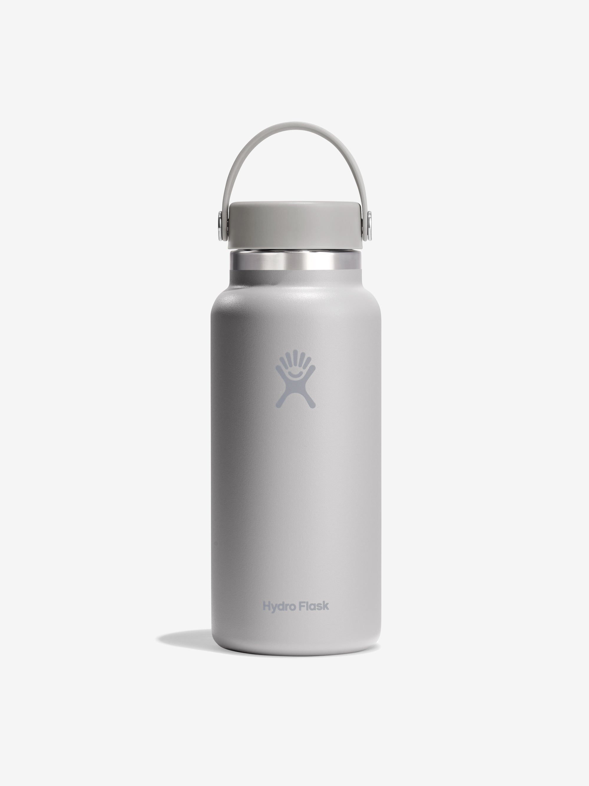 Hydro Flask 32oz Wide Mouth Water Bottle with Flex Cap - Vacuum Insulated Stainless Steel Thermos for Hot & Cold Drinks - Perfect for Hiking, Camping, Gym and Outdoor Activities (Birch Color)
