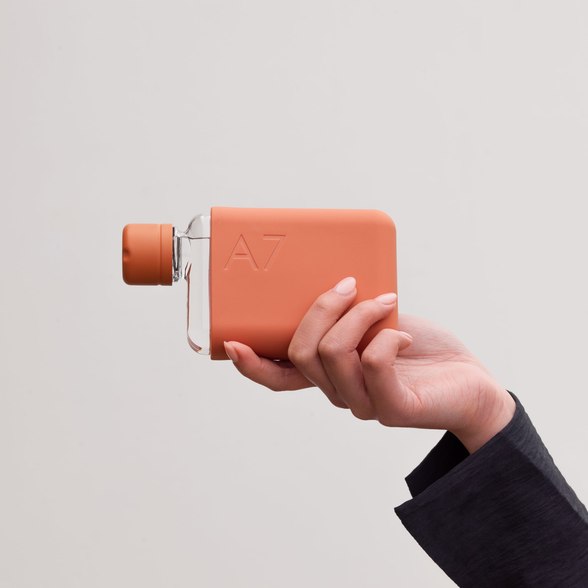 A7 Memobottle Slim Water Bottle - Reusable, Leak-Proof, BPA-Free - Perfect for Office, Gym, Travel & Outdoor Activities
