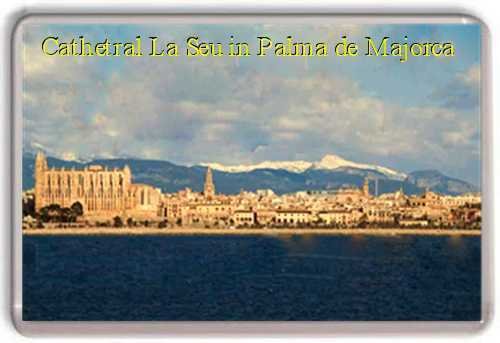 Cathedral La Seu Palma de Mallorca Souvenir Fridge Magnet - Perfect for Travel Memories, Home Decor & Gift Ideas