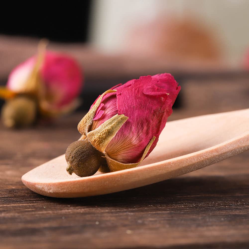 Premium Natural Dried Rose Buds - 7oz (200g) Bulk for Tea, DIY Crafts, Baking Decoration | Perfect for Herbal Tea, Wedding Favors & Home Spa Relaxation