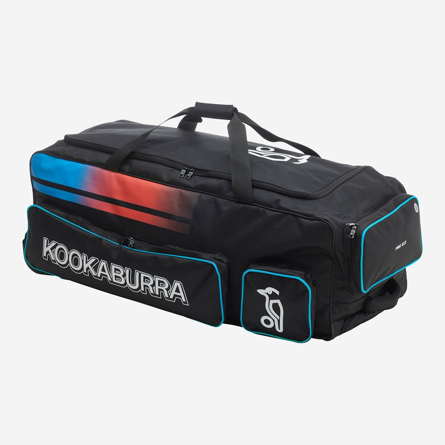 Kookaburra Pro 2.0 Wheelie Cricket Bag - Premium Rolling Cricket Equipment Bag for Players & Teams - Perfect for Matches, Practice & Travel